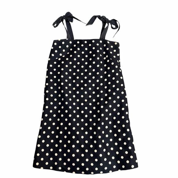J. Crew Tie Strap Dress in Polka Dot Size 0 - Picture 9 of 15